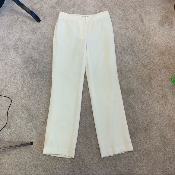 𝅺LIZ Claiborne cream Audra trouser pants Sz 6 - Picture 11 of 11